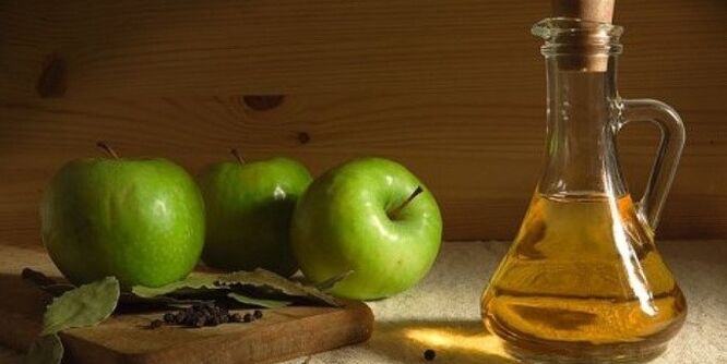 Apple cider vinegar from swelling of the feet